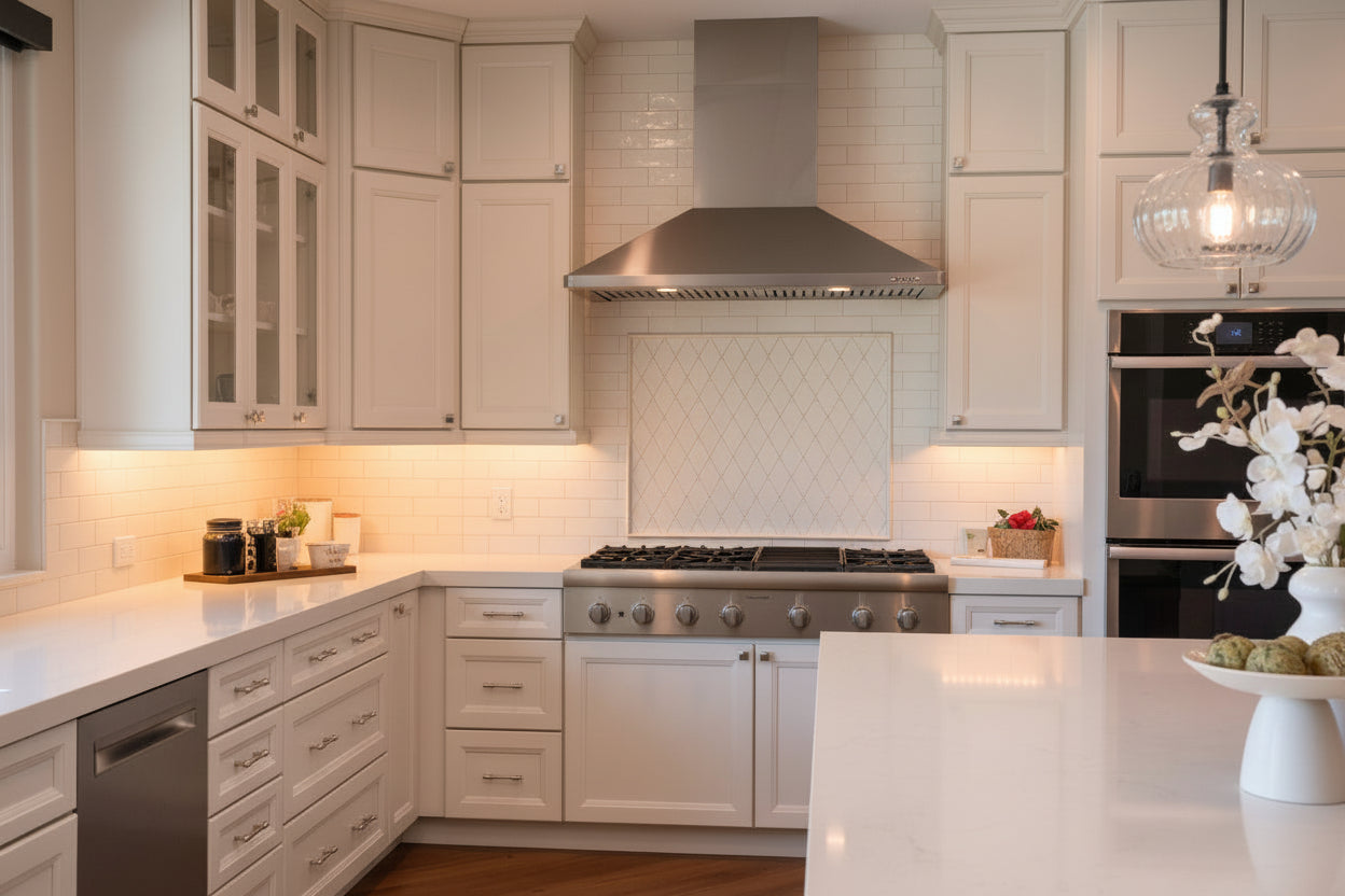 Modern kitchen and bathroom tile designs with premium materials