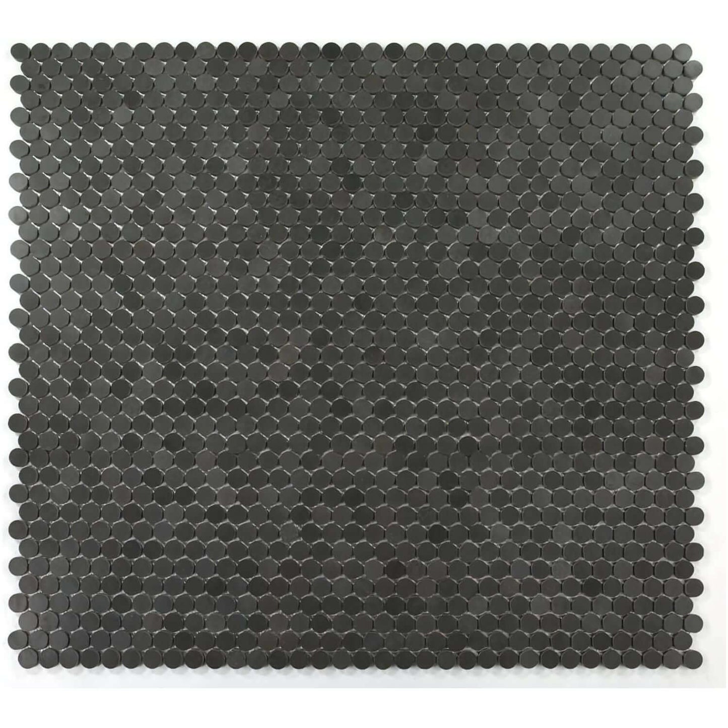11 x 11.75 Black Basalt Penny Round
