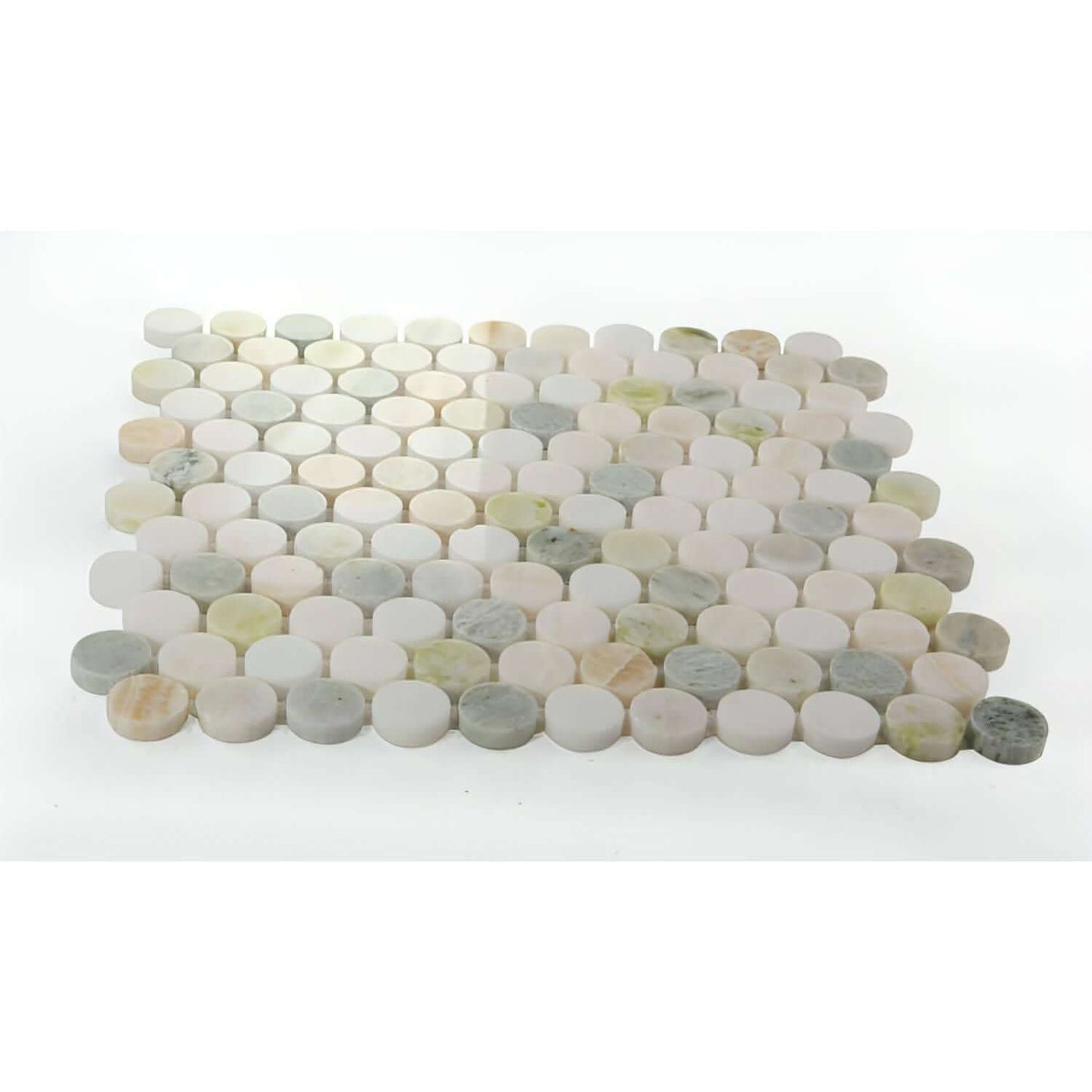 11 x 11.75 Green Onyx Penny Round