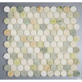 11 x 11.75 Green Onyx Penny Round