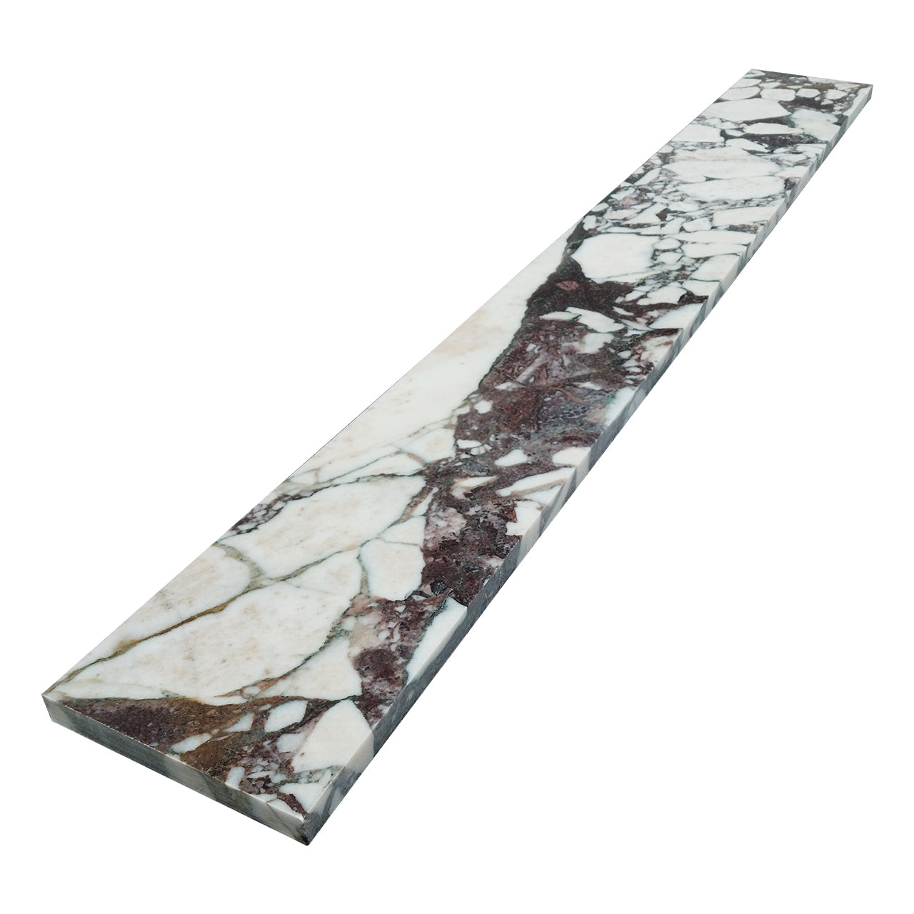 Calacatta Viola Marble 6" x 36" Door Threshold Saddle Honed