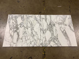 12x12, 3/8 Arabescato Deluxe Italian Marble Tile