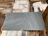 12x12 Bardiglio Imperiale Premium Italian Gray Marble Tile, 3/8