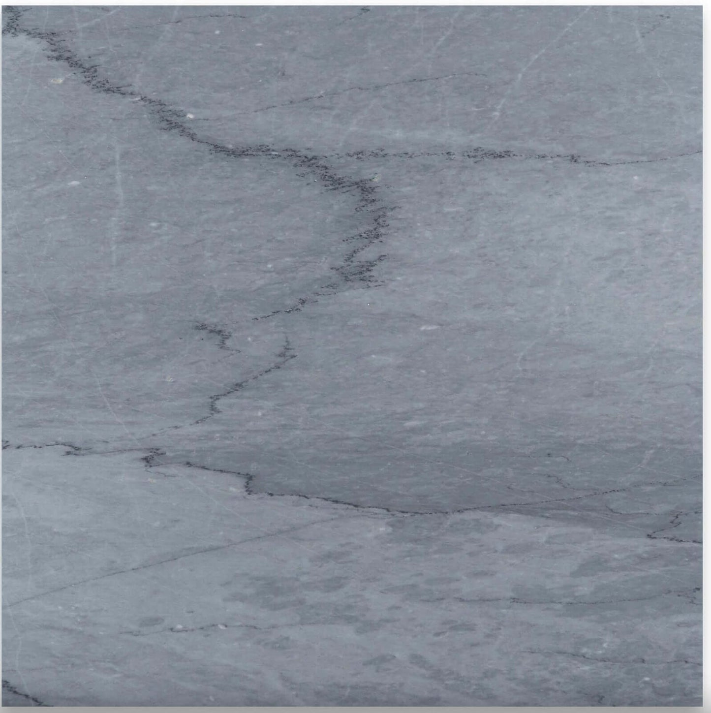 12x12 Bardiglio Imperiale Premium Italian Gray Marble Tile, 3/8