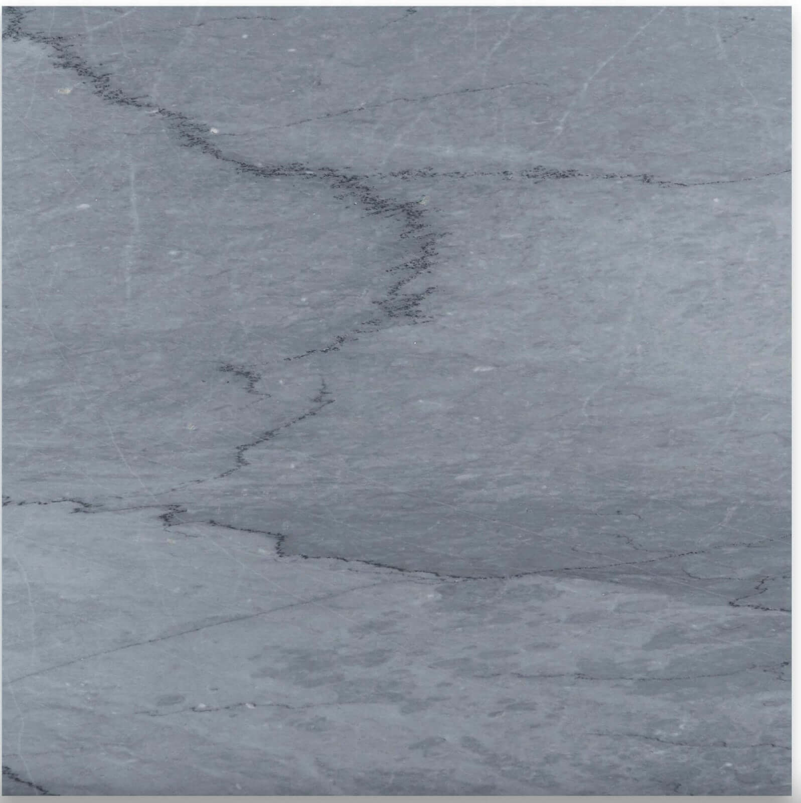 12x12 Bardiglio Imperiale Premium Italian Gray Marble Tile, 3/8