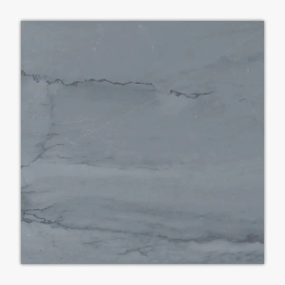 12x12 Bardiglio Imperiale Premium Italian Gray Marble Tile, 3/8