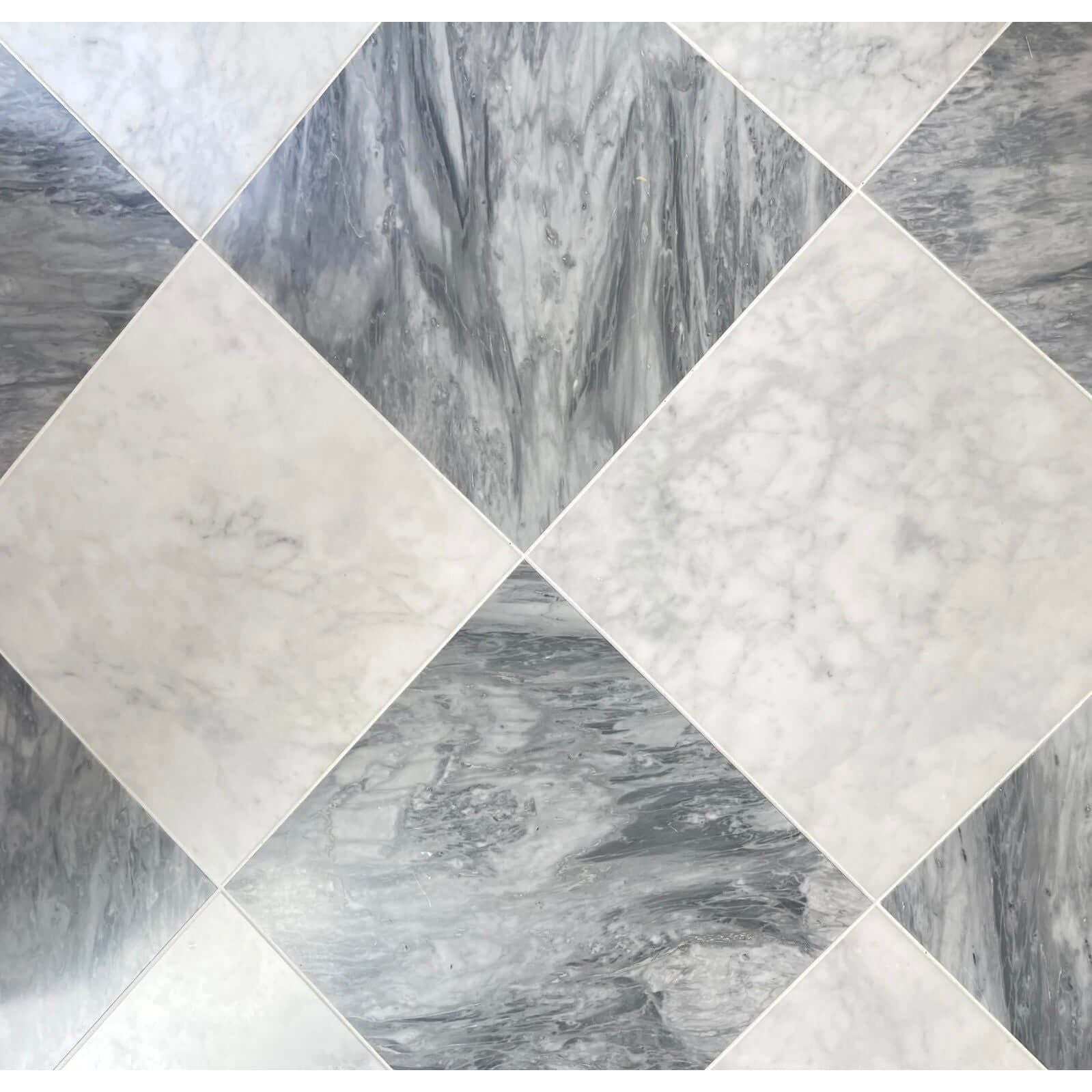 12x12 Bardiglio Italian Gray Marble, 3/8
