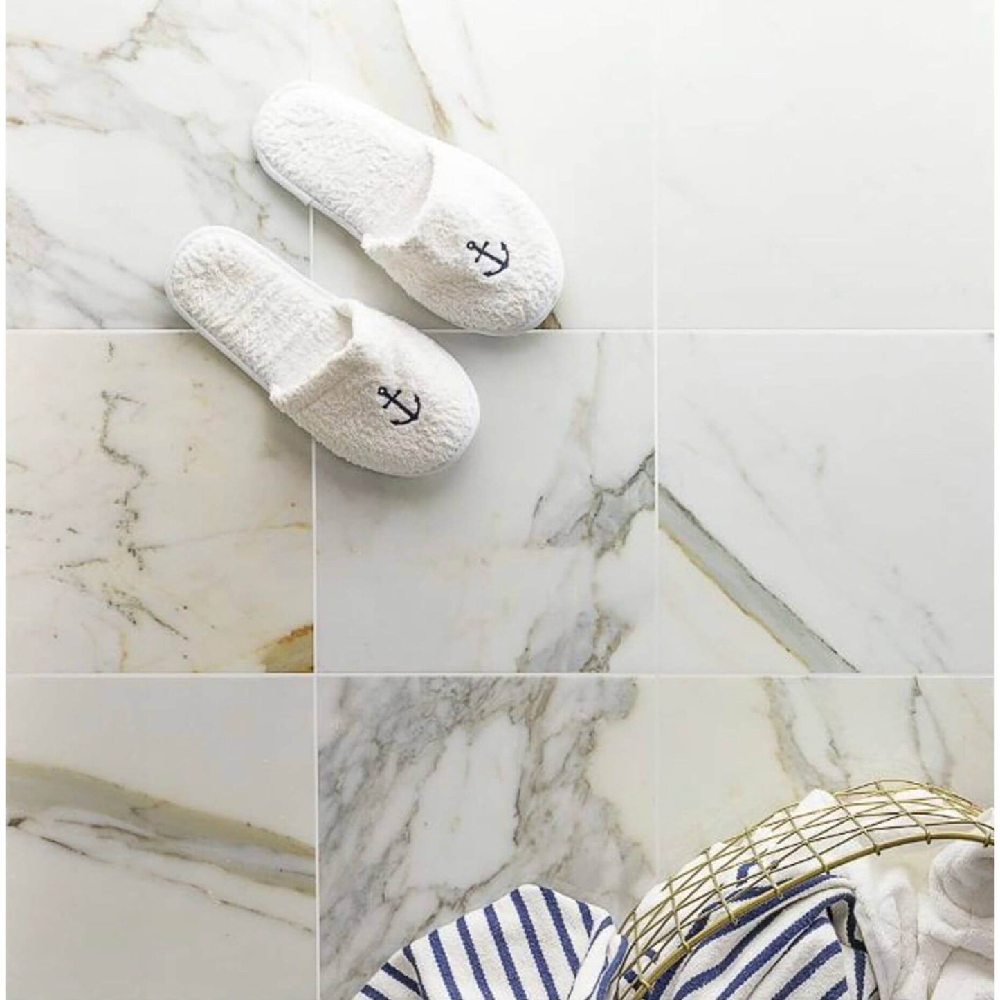 12x12 Calacatta Gold , Italian Marble