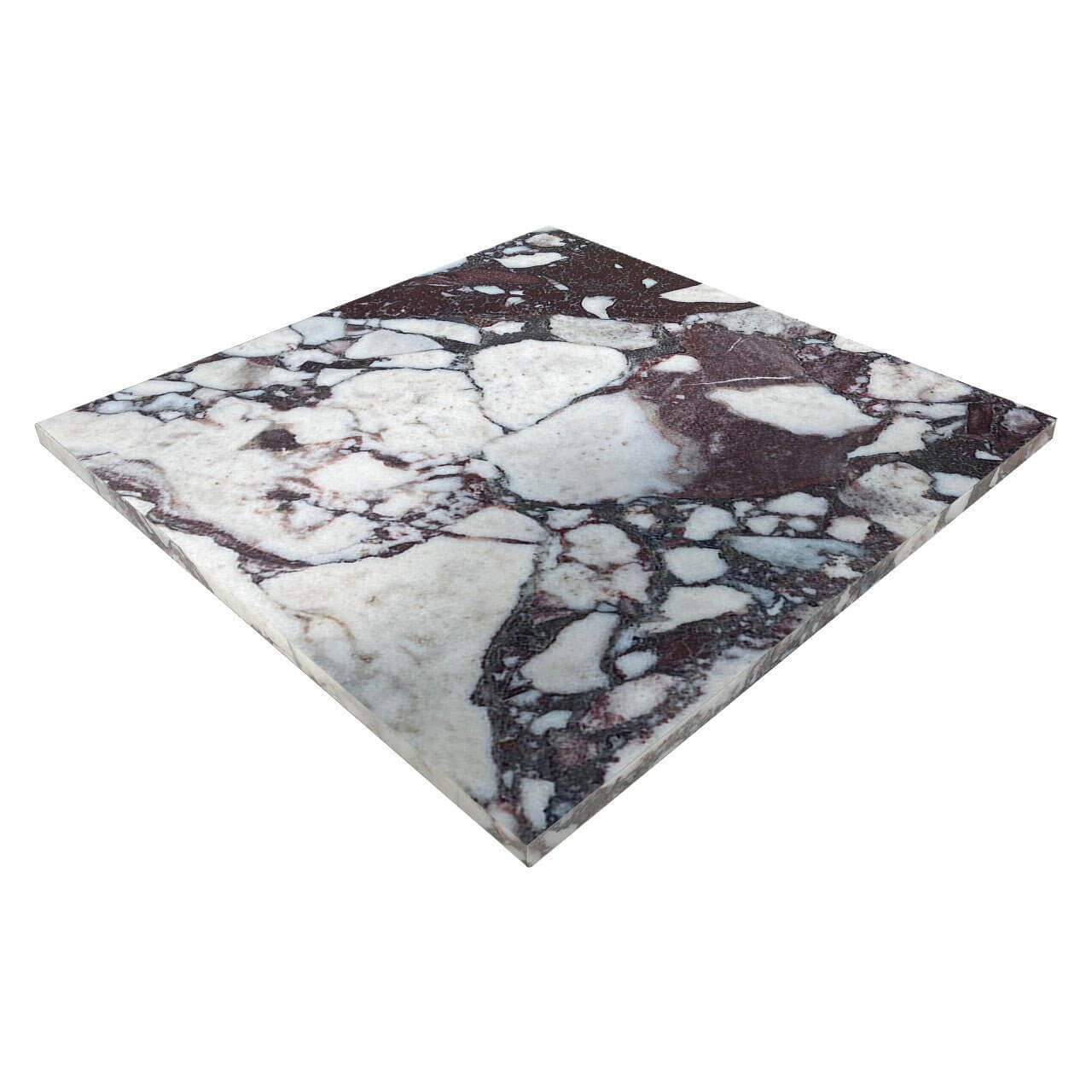 12x12 Calacatta Violet Purple Marble Tile