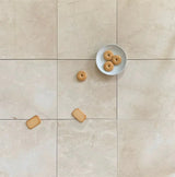 12x12 Alicante Crema Marfil Premium Spanish Marble Tile