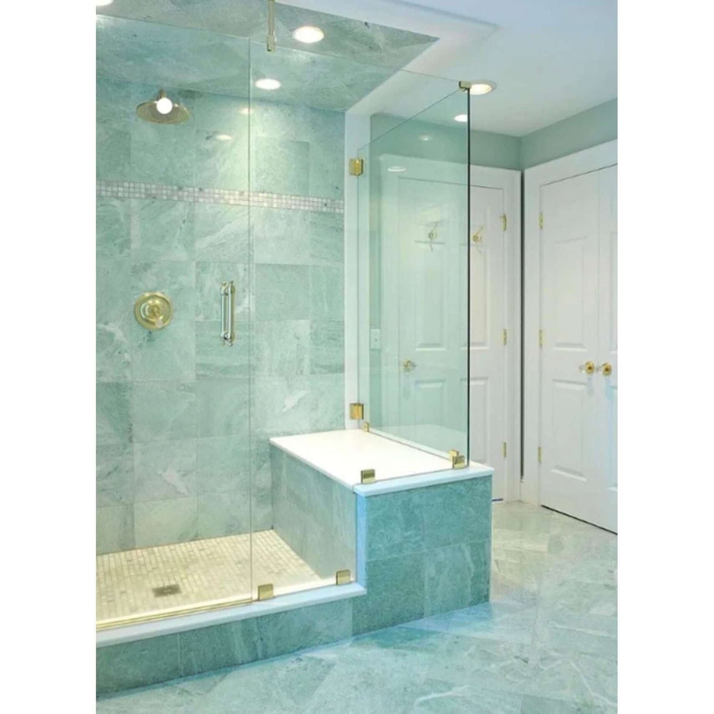 12x12 Ming Green Classico Marble, 3/8