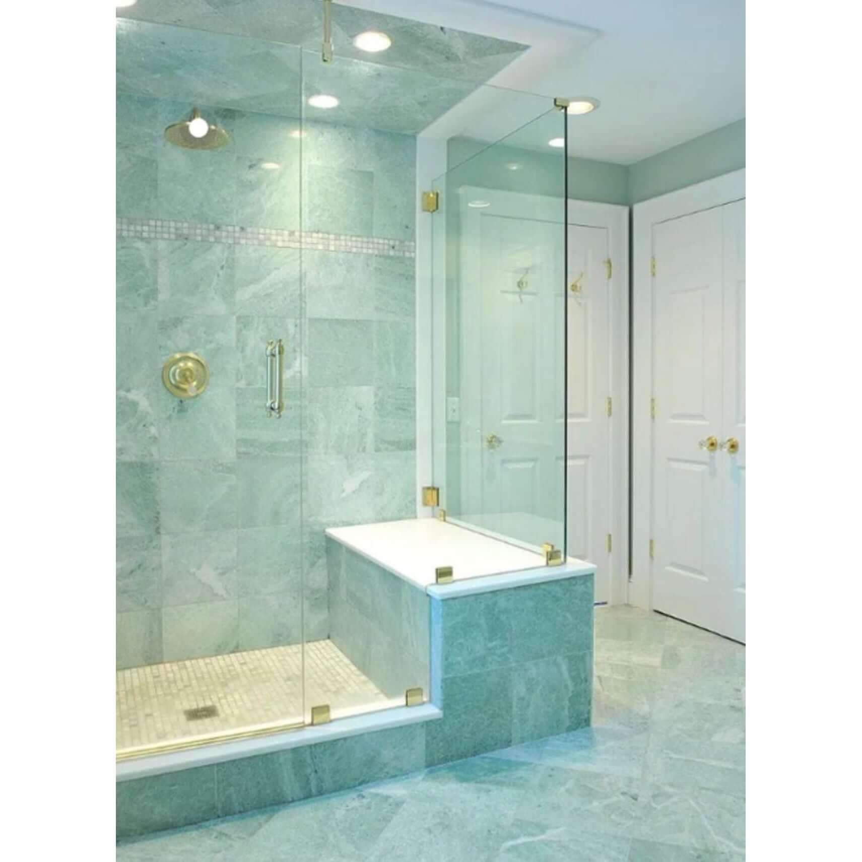 12x12 Ming Green Classico Marble, 3/8
