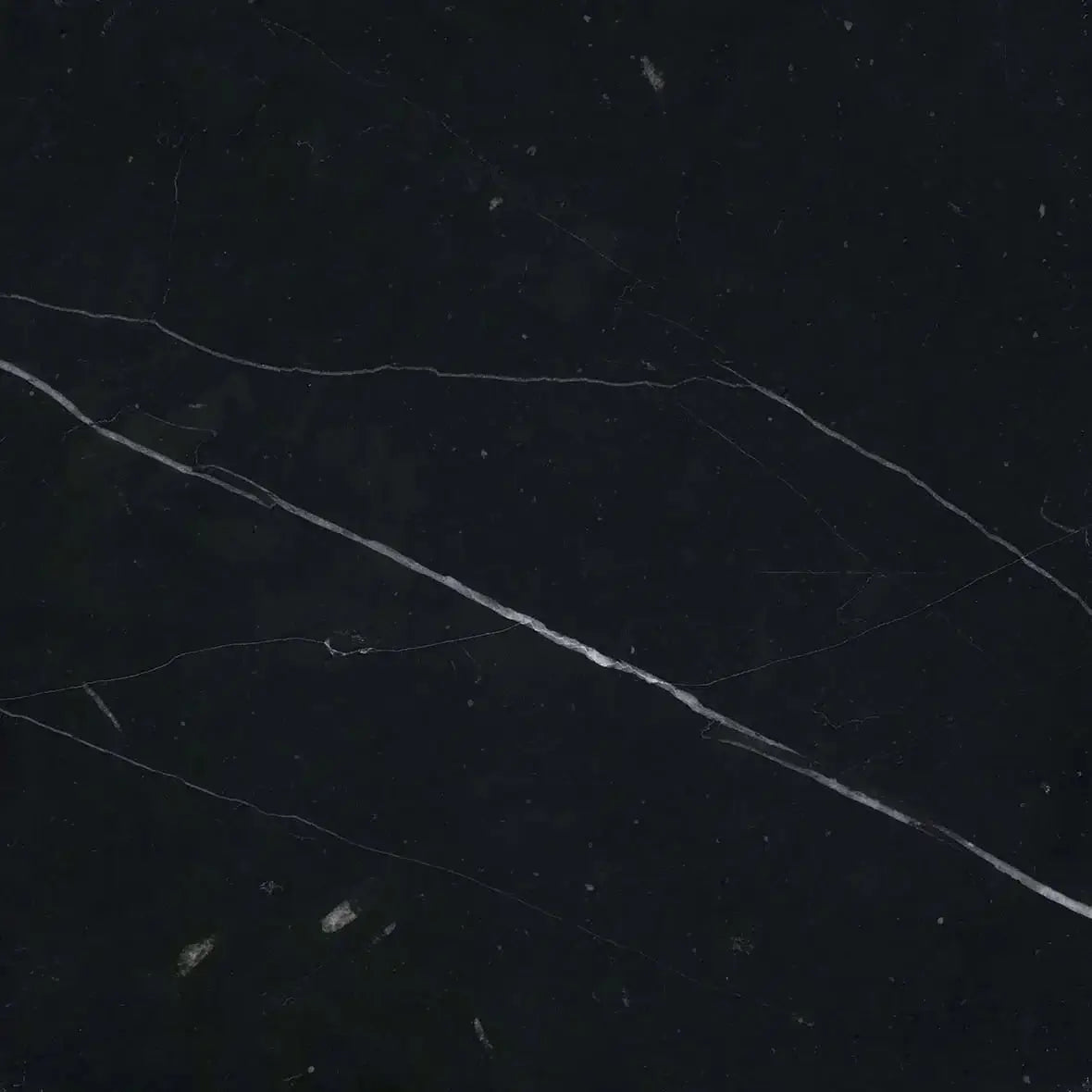 12x12 Nero Marquina  Marble, 3/8