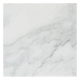 12x12 Oriental White ( Asian Statuary ) Marble Tile, 3/8