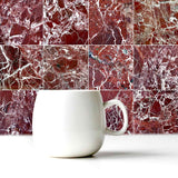 12x12 Italian Rosso Levanto Polished 3/8