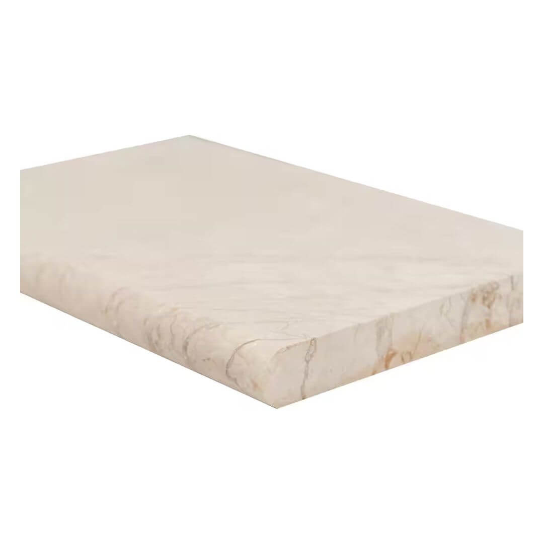 12x24 Aegean Pearl Tumbled Marble Pool Coping (2 sq. ft.)