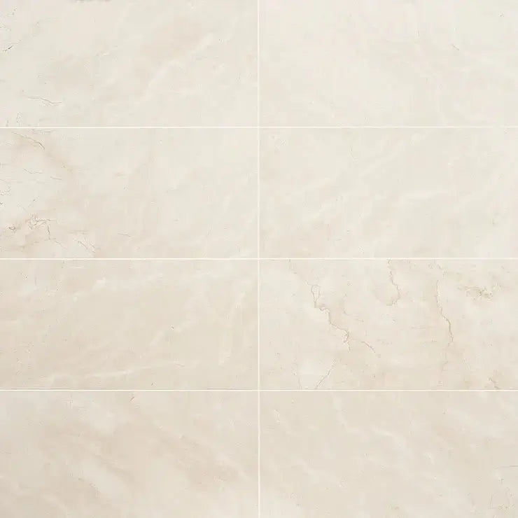 12x24 Alicante Crema Marfil Premium Spanish Marble Tile