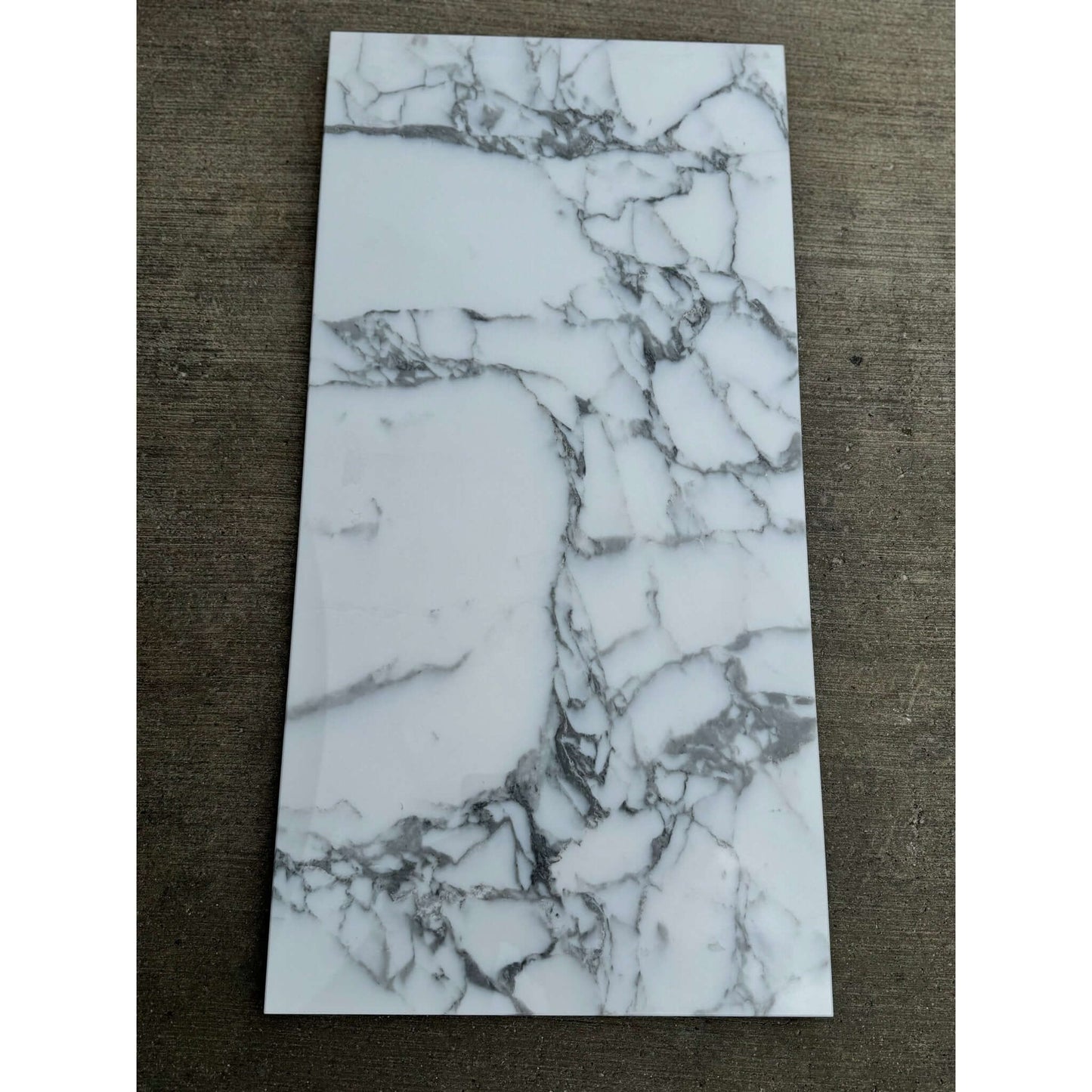 12x24 x 3/8  Arabescato Deluxe Italian Marble Tile