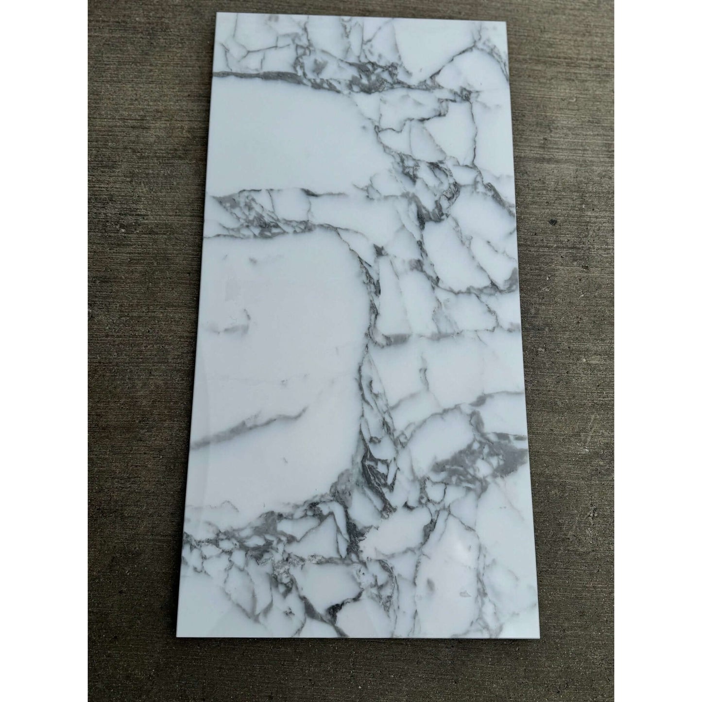 12x24 x 3/8  Arabescato Deluxe Italian Marble Tile