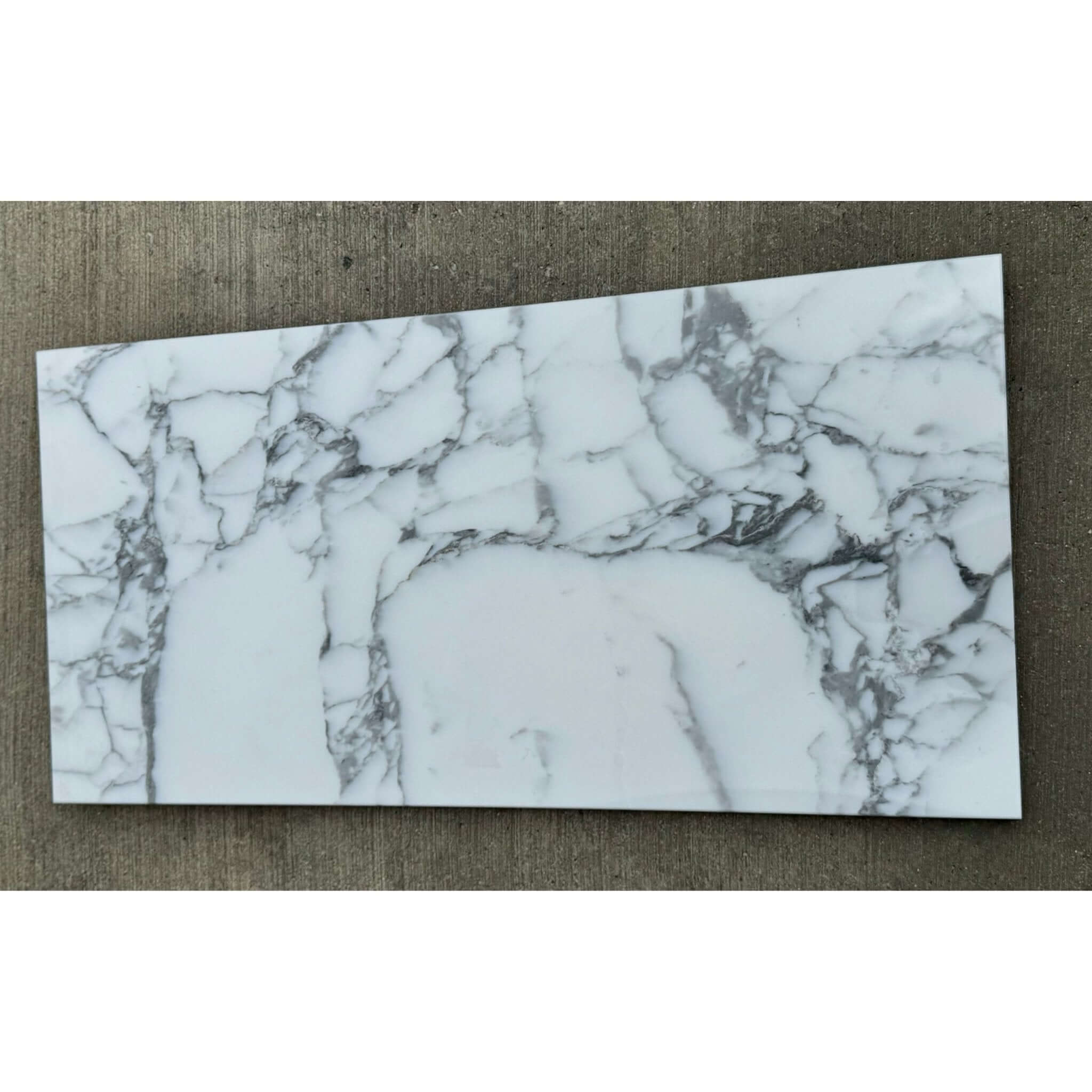 12x24 x 3/8  Arabescato Deluxe Italian Marble Tile
