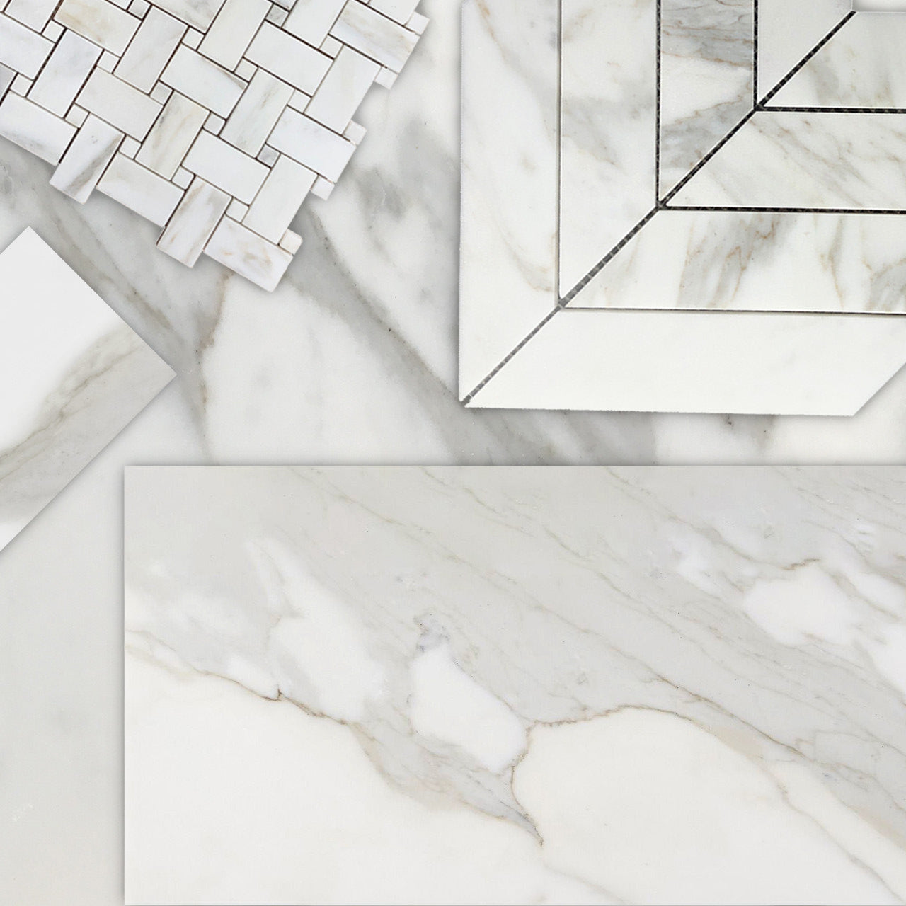 24x48 Calacatta Gold Italian Marble Tile Honed