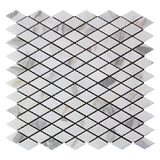 Calacatta Gold Italian Marble Diamond Mosaic Tile Polished