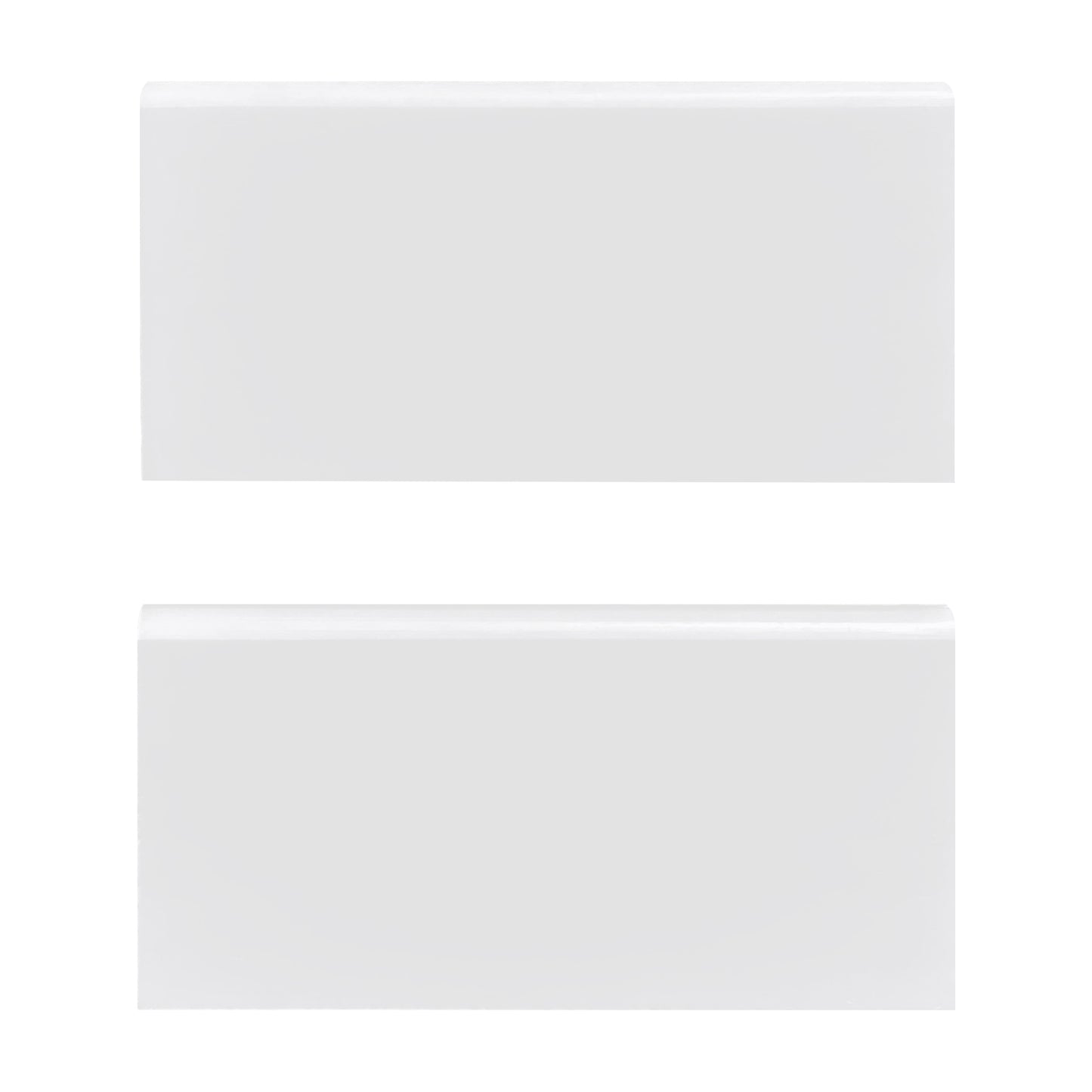 3x6 Bianco Dolomite Marble Bullnose Trim Tile Polished