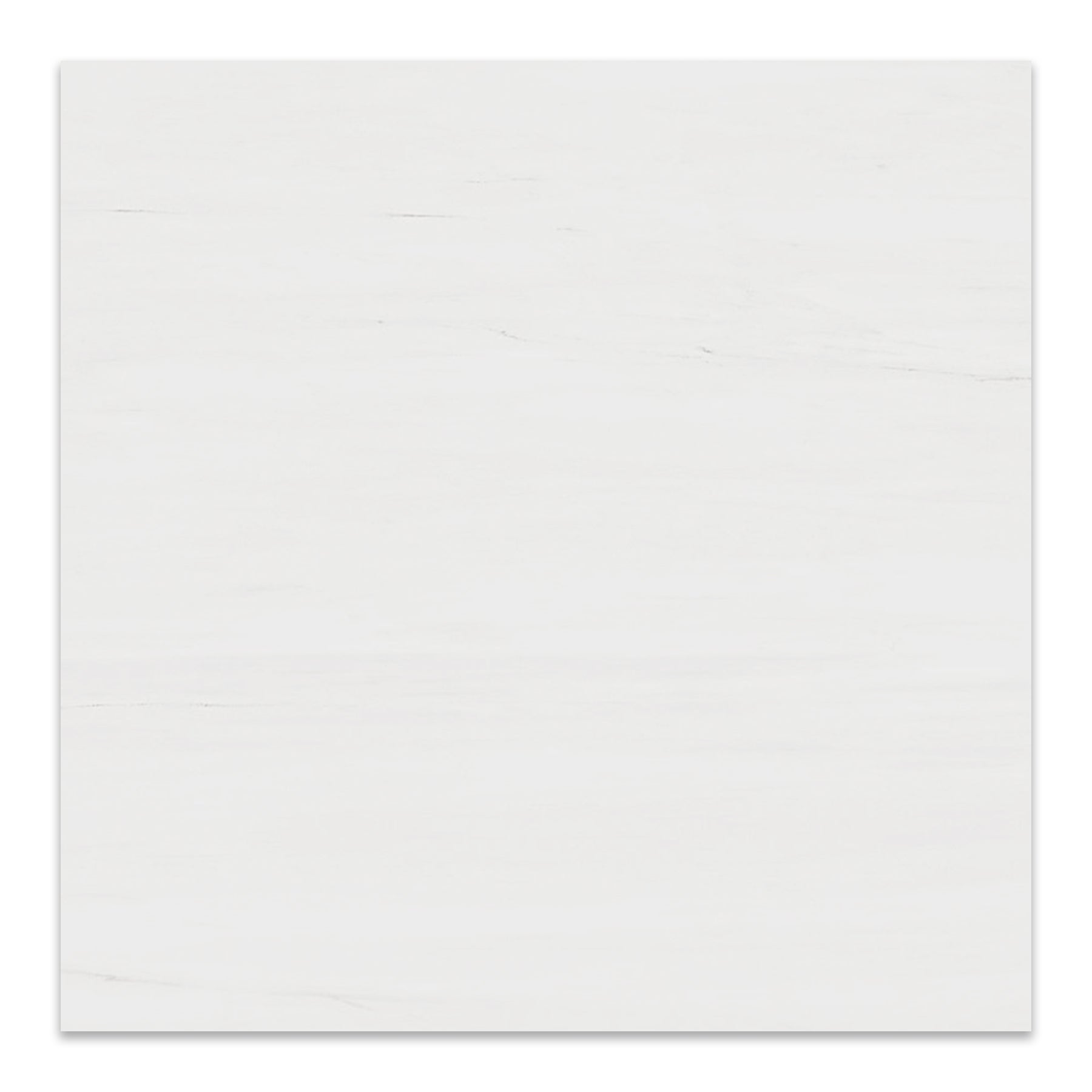 24x24 Bianco Dolomite Marble Tile Honed