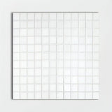 1x1 Pure Thassos White Marble Square Mosaic Tile