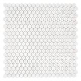 2” Bianco Dolomite Hexagon Mosaic