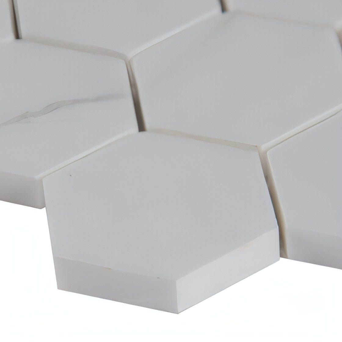 2” Bianco Dolomite Hexagon Mosaic
