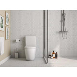 2” Carrara White Hexagon Mosaic Tile