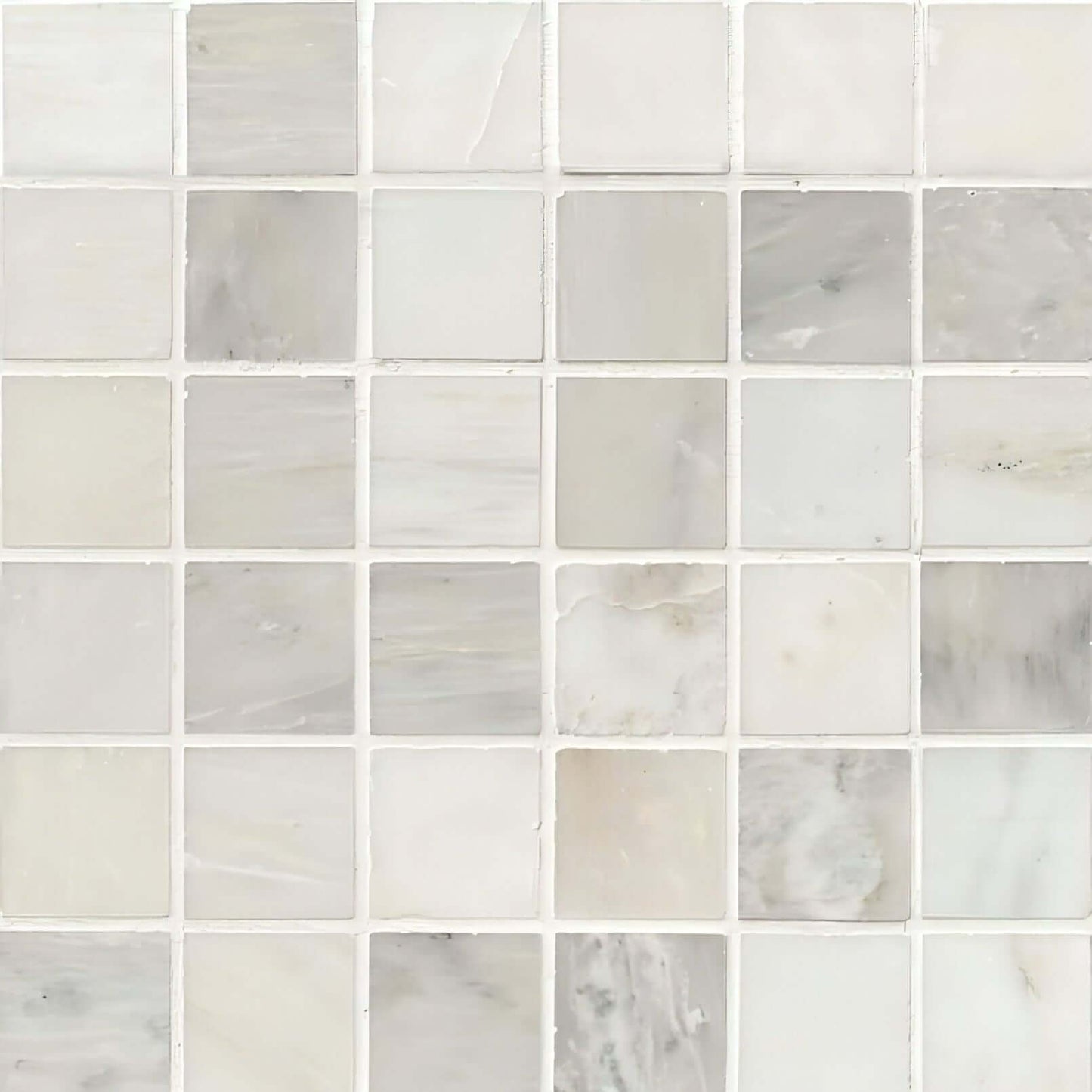 2” Greecian White Hexagon Polished Mosaic Tile