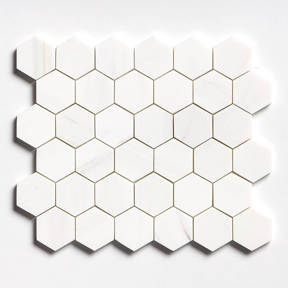 2” Hexagon Dolomite Honed 12 x 12