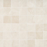 2" X 2" Alicante Crema Marfil Spanish Square Mosaic Tile