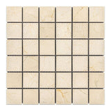 2" X 2" Alicante Crema Marfil Spanish Square Mosaic Tile