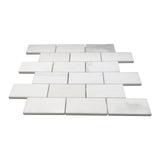 Calacatta Gold Italian Marble 2x4 Subway Mosaic Tile Polished