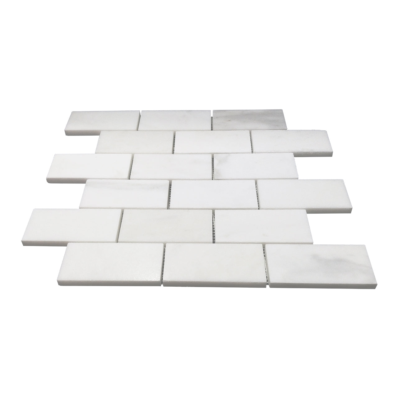 Calacatta Gold Italian Marble 2x4 Subway Mosaic Tile Polished