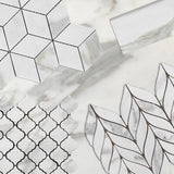 18x18 Calacatta Gold Italian Marble Tile Polished