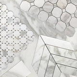 3x6 Calacatta Gold Italian Marble Subway Tile Honed