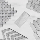 Carrara White Italian Marble 6" x 12" Subway Tile Polished
