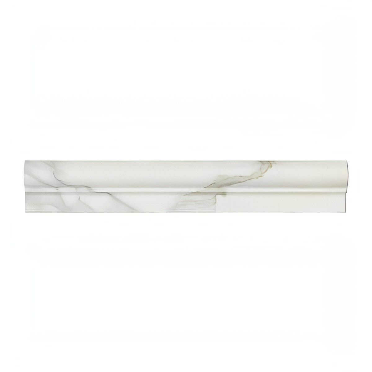 2x12 Tuscan Calacatta Gold Marble  Og-1 Chair Rail Molding Trim Polished / Honed
