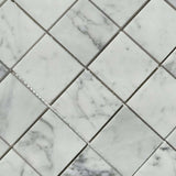 2x2 Carrara White Marble Mosaic