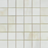 2X2 Vanilla Onyx Cross-Cut Mosaic Tile