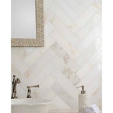 2X8 Tuscan Calacatta Gold ( Oro ) Italian Marble Tile