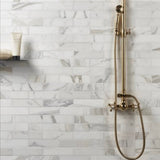 2X8 Tuscan Calacatta Gold ( Oro ) Italian Marble Tile