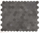 3“ Hexagon Basalt Mosaic Honed