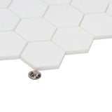3” Thassos White Marble Hexagon Mosaic Tile