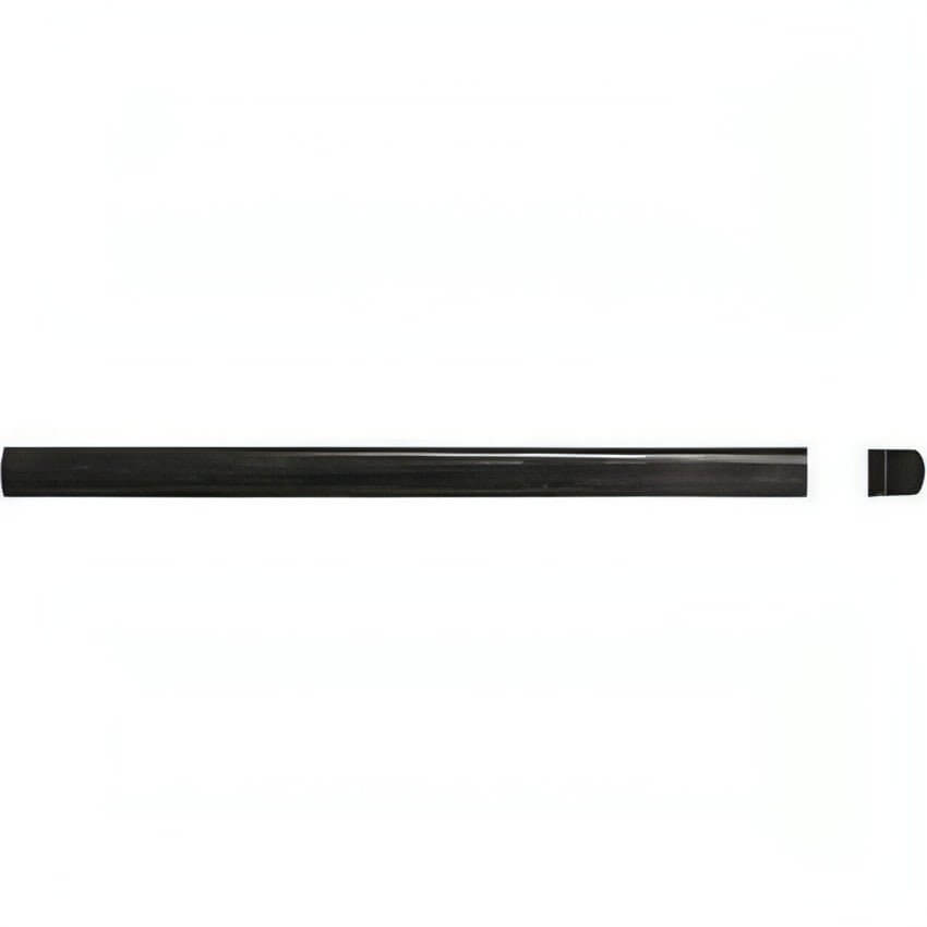 3/4 x 12 Black Granite Pen Molding Polished