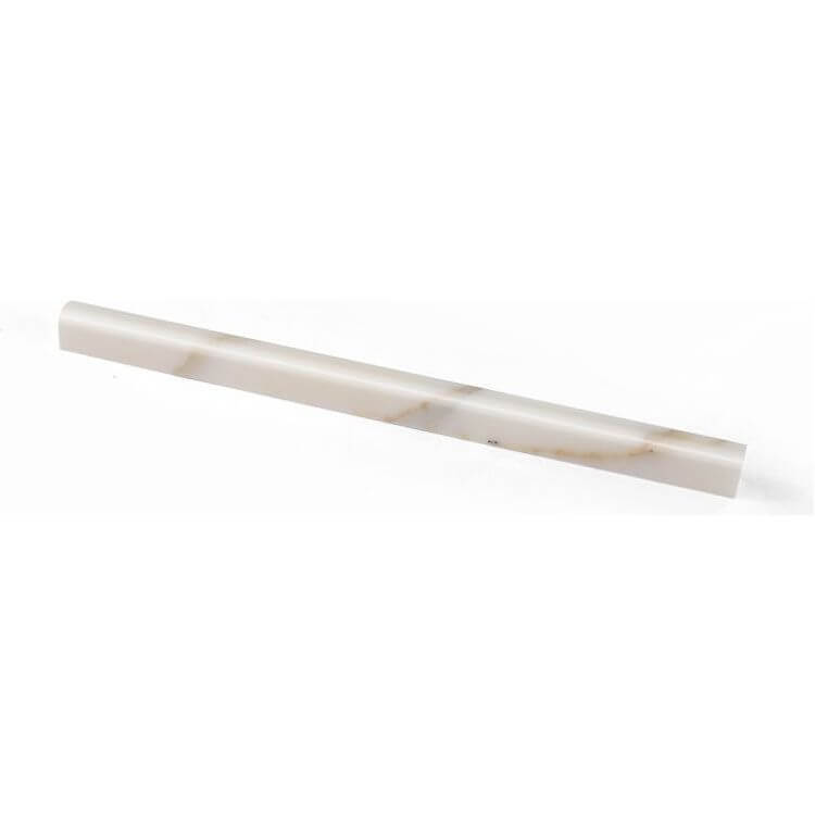 3/4 x 12 Calacatta Gold Pencil Liner POLISHED / HONED